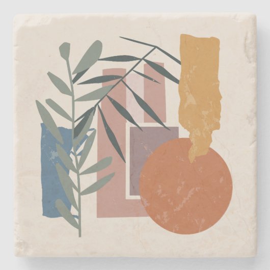 Verweerde vormen en stelen stenen onderzetter (Voorkant)