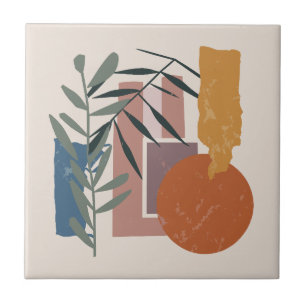 Verweerde vormen en stelen tegeltje