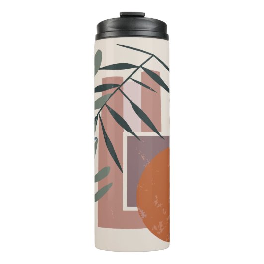 Verweerde vormen en stelen thermosbeker (Voorkant)