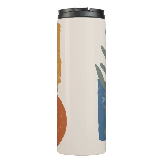 Verweerde vormen en stelen thermosbeker (Achterkant)