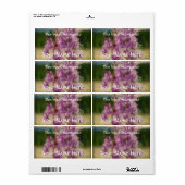 Verweerde vuurwier etiket (Full Sheet)