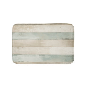 Verweerde zachte blauwe bruine witte rustieke stre badmat