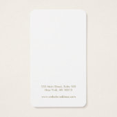 Verweerder houder Logo Ketting toevoegen Visitekaartje (Achterkant)