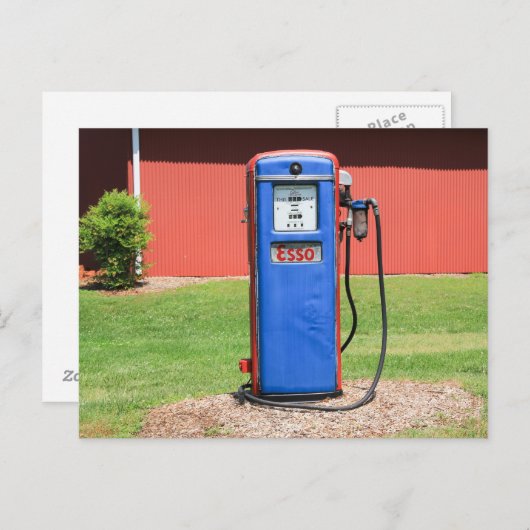  verweesde Esso buitengaats Briefkaart (Voorkant / Achterkant)