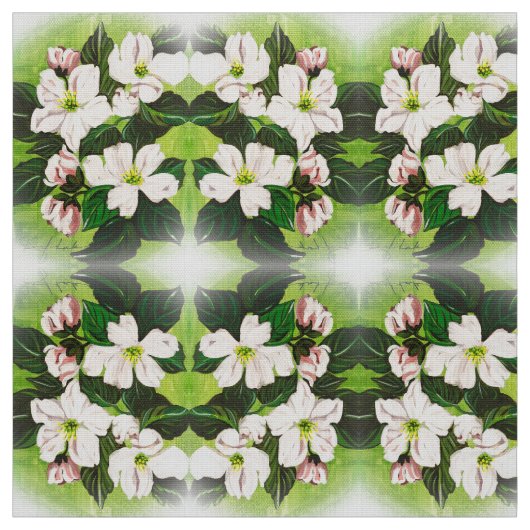 Verwelkende Bloesems Stof (Swatch)