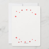 Verwelkomd met liefde Foto geboorte aankondiging (Achterkant)