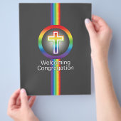verwelkomend christendom congregatie flyer (Hand)