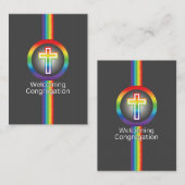 verwelkomend christendom congregatie notitiekaartje (Voorkant / Achterkant)