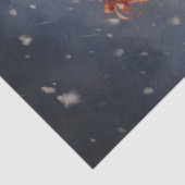  verwelkoming van de Kerstman met cadeaus Tissuepapier (Detail)