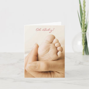 Verwelkoming van de nieuwe baby kaart