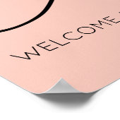 Verwelkomingsbord verlovingsfeestje poster (Hoek)