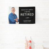 Verwelkomingsbord voor afscheidsparty spandoek (Insitu)