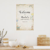 Verwelkomingsposter voor Sprookjesachtige Baby Sho Poster (Keuken)