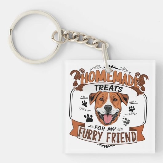 Verwen die pup sleutelhanger (voorkant)