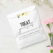 VERWEN JEZELF PAPIEREN FEESTZAKKEN BEDANKZAKJE (Gezegeld)