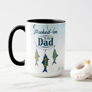 Verwend aan de Beste Papa Gepersonaliseerde Viss Mok