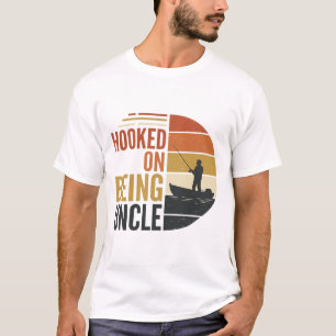 Verwend aan het zijn Oom Vissen Vintage Grafisch_1 T-shirt