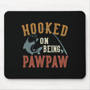 Verwend aan het zijn van Pawpaw Vaderdag Vissen Pa Muismat