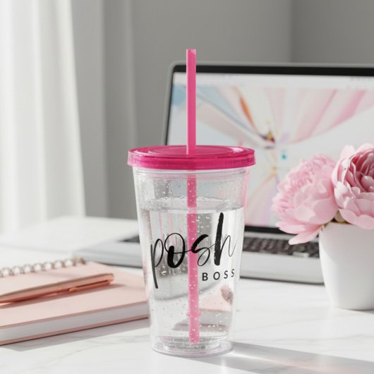 Verwend Chef Persoonlijk Gemaakt Acryl Drinkbeker