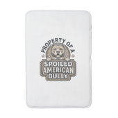 Verwende Amerikaanse Bully Vintage Gravure Ontwerp Badmat (Voorkant Verticaal)