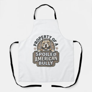 Verwende Amerikaanse Bully Vintage Gravure Ontwerp Schort