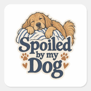 Verwende door mijn hond sticker Hond liefhebber