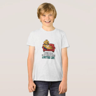 Verwende illustratie van grappige quote over verwe Tri-Blend shirt