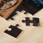 Verwende Kat Gourmetbuffet Legpuzzel (Zijkant)