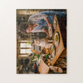 Verwende Kat Gourmetbuffet Legpuzzel (Verticaal)