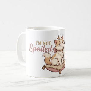 Verwende Kat Koninklijke Kussen Sticker Koffiemok