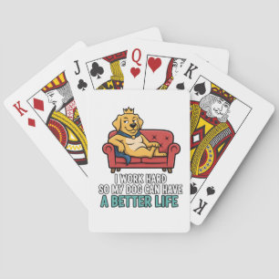 Verwende Koning Funny Quote Illustratie Pokerkaarten