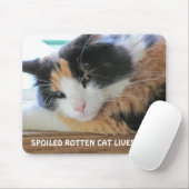 Verwende rotte kat woont hier muismat (Met muis)