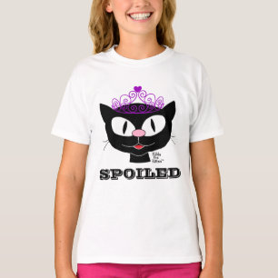 VERWENDE Schattigee Cartoon Princess Cat Girl's T- T-shirt