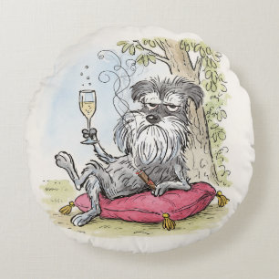 Verwende Speciale Grijze Schnauzer Worp Kussen