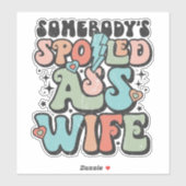 Verwende vrouw vinyl auto decal sticker (Vel)