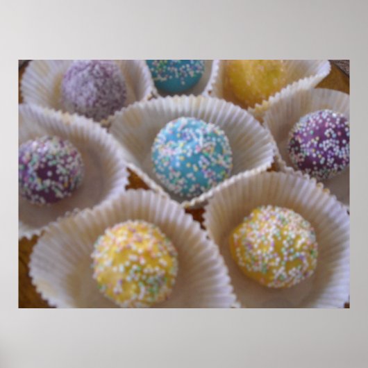 Verwendige cake balls poster (Voorkant)