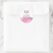 Verwendige cake balls ronde sticker (Tas)
