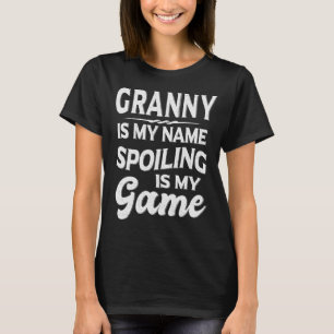 Verwennen oma Schattige oma Leuk citaat T-shirt