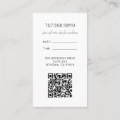 Verwenste Pooch Dog Spa Grooming Visitekaartje (Achterkant)