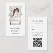 Verwenste Pooch Dog Spa Grooming Visitekaartje (Voorkant / Achterkant)