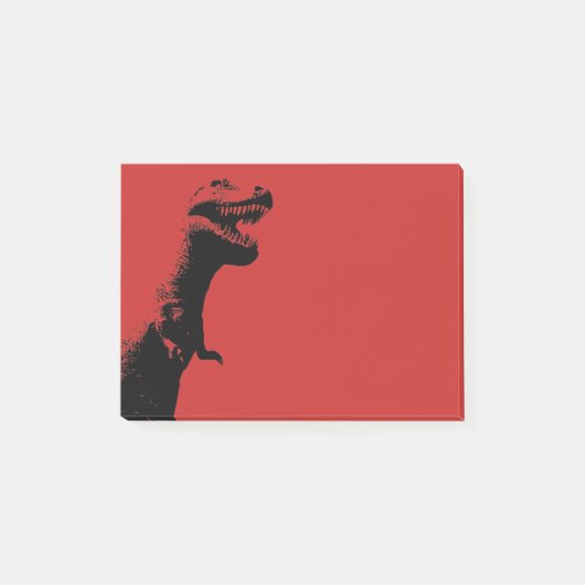 Verwerende Grafische Illustratie T-Rex Post-it® Notes (Voorkant)
