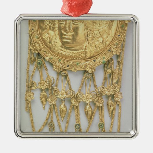 Verwerende partij: hoofd van Athena Parthenos Metalen Ornament (Voorkant)