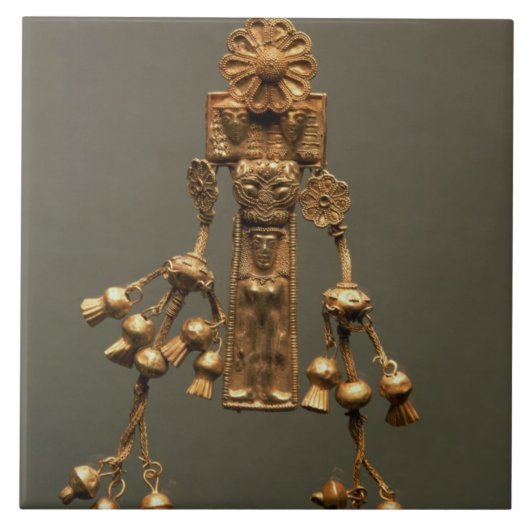 Verwerende partij, van de Camiros necropolis, c.63 Tegeltje (Voorkant)