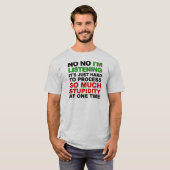 Verwerk Je Stommiteit Grappige T-Shirt (Voorkant volledig)