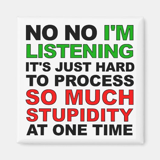 Verwerk je studentengrondje Magnet (Voorkant)