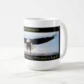 Verwerk. Knippert. Geplodeerd naar Land Bald Eagle Koffiemok (Voorkant rechts)