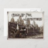 Verwerk voor avontuurlijk Briefkaart (Voorkant / Achterkant)