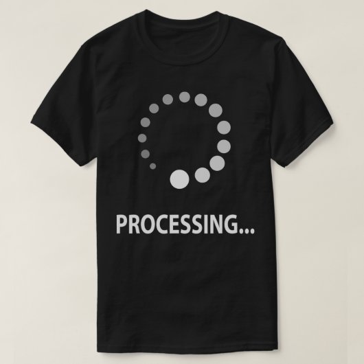 Verwerking Grappige Geek Nerd T-shirt (Design voorkant)