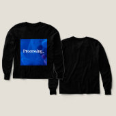 Verwerking op blauwe achtergrond (Voorkant /achterkant)
