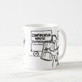 Verwerking van Vertrouwelijk Afval Koffiemok (Voorkant rechts)